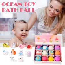 Bath Bombs for Kids with Surprise Toys Inside, Kids Bath Bombs Gift N E W