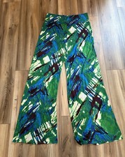 Chokolate Vintage Hippy Chic Plaza Pants Sz 1X Halloween Costume Retro