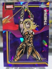 2026 Topps Chrome Marvel Sapphire Thena #176 Purple 30/75