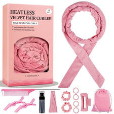 Heatless Curls Overnight Headband, 70'' No Heat Hair Curlers for Medium Long Hai