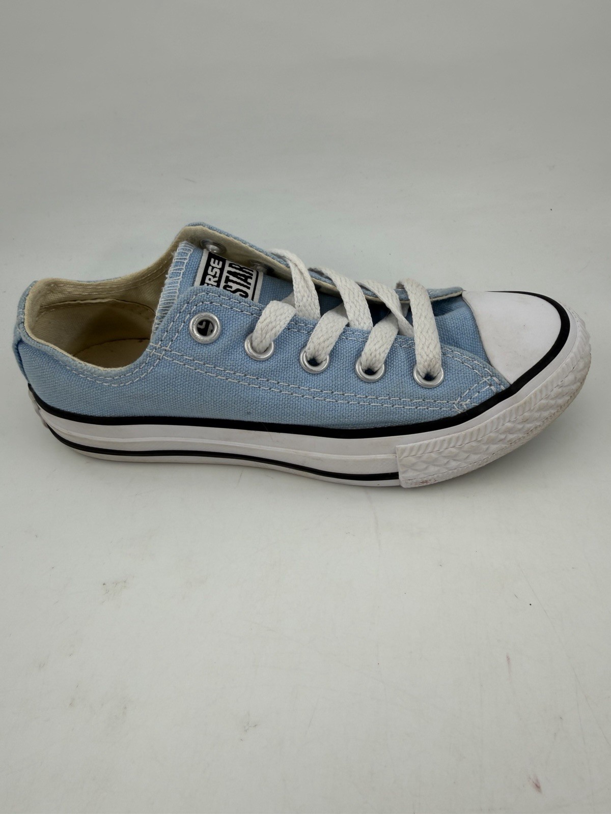 Converse Kid’s Chuck Taylor AS - SZ 11C- Lite Blue Canvas Low Top Sneakers Shoes