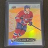 2024-25 Upper Deck Allure - Cole Caufield Color Flow - Orange Yellow - #CFL-16 