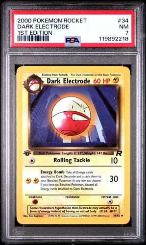 Dark Electrode (1st Edition) graded PSA 7 for sale on eBay