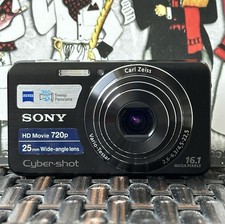 Excellent Sony Cyber Shot DSC-W630 16.1MP 5x OP Compact Digital Camera TESTED 