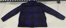 J-8001 J.COME SWEATER WITH FULL ZIP PURPLE SIZE X-LARGE