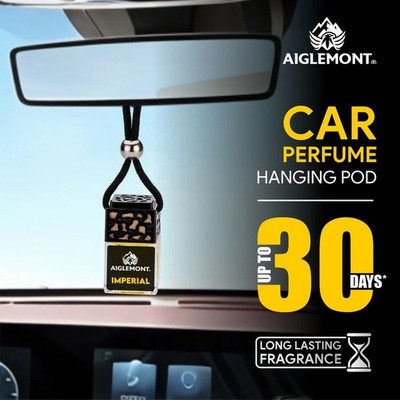 Premium Car Air Freshener Hanging Pod Essential Oil 30 Day