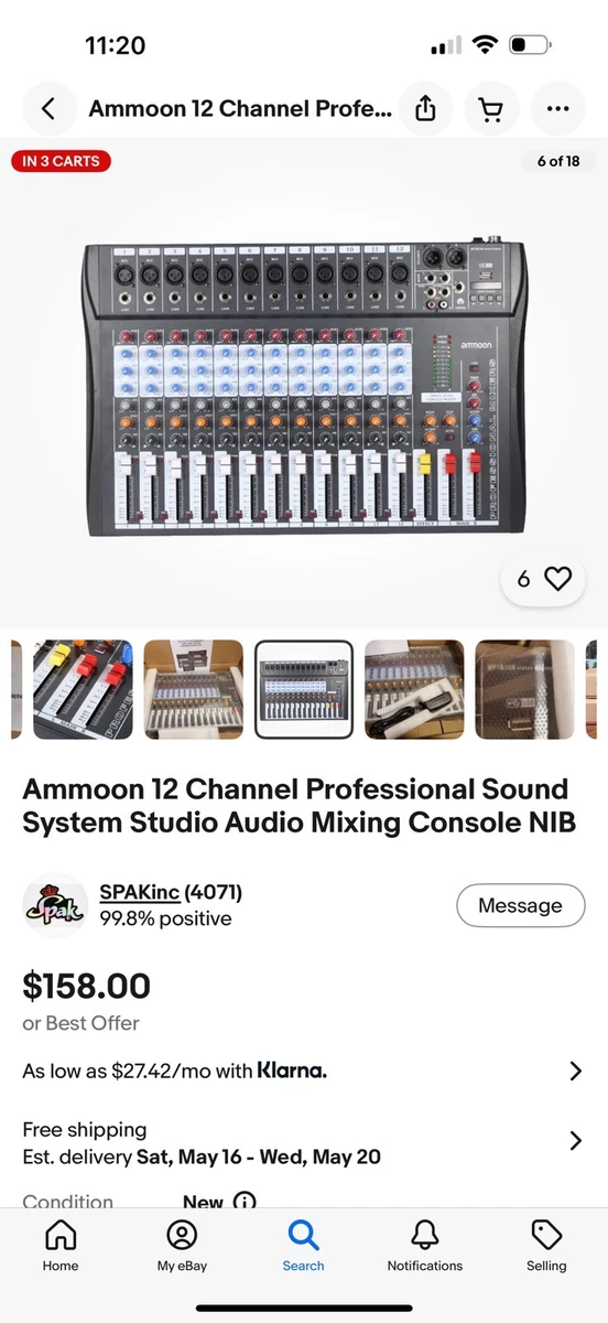 ammoon Live & Studio Mixers for sale | eBay