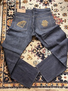 BBC Billionaire Boys Club Japan Selvedge Denim Jeans Made in Japan XXL Rare