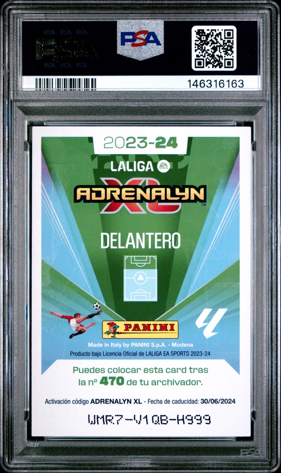 2023 CRISTIANO RONALDO/LIONEL MESSI PSA 9 view 2