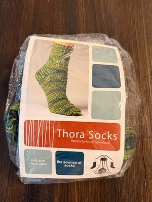 Knitting Kit - THORA SOCKS - Pattern + 2 skeins Shibuiknits Sock