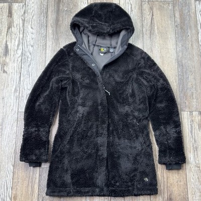 Mountain Hardwear Jacket Polartec High Loft Fleece Sz S Black Full Zip Pockets