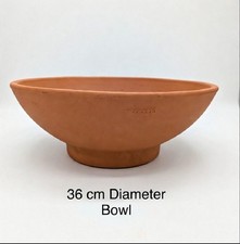Terracotta bowl | 36 CM Diameter | Frost Resistant | Large Garden Planter 
