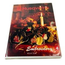 Husqvarna Viking Embroidery Designs Card 4 Christmas Halloween Easter 1995