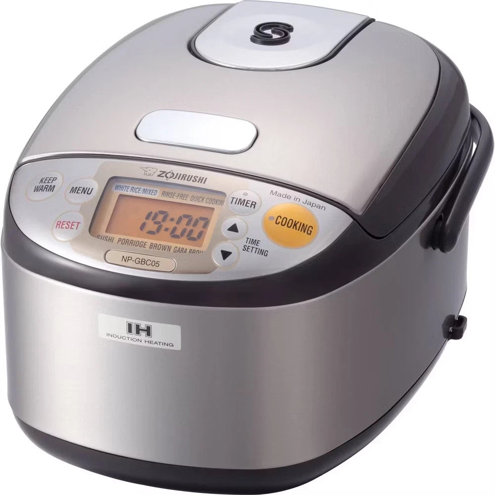 Zojirushi Induction Heating Rice Cooker & Warmer, 3 cups (uncooked), Stainless