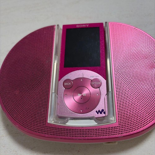 SONY Walkman pink built-in speaker MP3