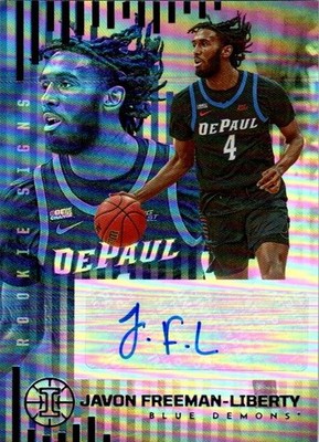 2022 Chronicles Illusions Draft Picks Javon Freeman-Liberty #RS-JFL Auto DePaul