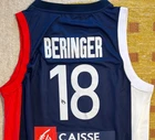 Joan Beringer Signed Autograph France FIBA Jersey Minnesota Timberwolves NBA