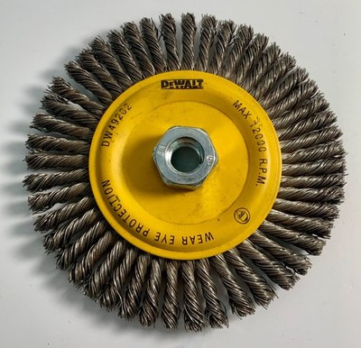 Dewalt DW49202 Carbon Steel Stringer Wheel 6'' x 5/8''-11