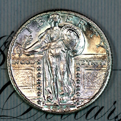 * 1928-S FH * SUPERB+ GEM BU MS STANDING LIBERTY QUARTER * FROM COLLECTION