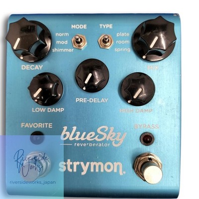 STRYMON BlueSky Reverb Effektpedal Top Zustand JP