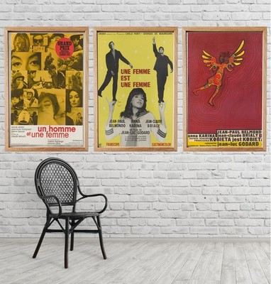A Man and a Woman A Woman is a Woman une femme est une femme movie poster film