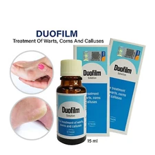3x Duofilm Wart Remover For Treatment of Corns Calluses 15ml/Bottle