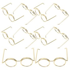 10 Pcs Doll Glasses Cute Dollhuse Accessories Eyeglasses Tiny Miniature for