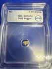 Natural Gold Nugget 0.46 Grams ICG Certified Genuine Slabbed Serial #4032041405 — photo 1