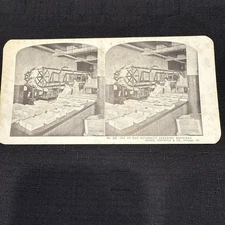 Antique Stereo view #36 Card Sears Roebuck & Co. Machines Producing Catalogues