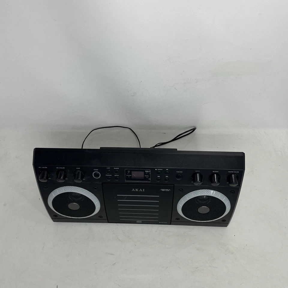 Sistema de karaoke AKAI KS303-BT Bluetooth efectos de luz sin micrófonos y adaptador de corriente Foto 3 de 4