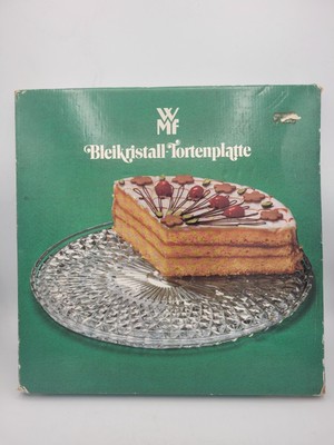 WMF Bleikristall-Tortenplatte 09 6684 1600 in OVP Plus snackplatte Aus Bleikrist