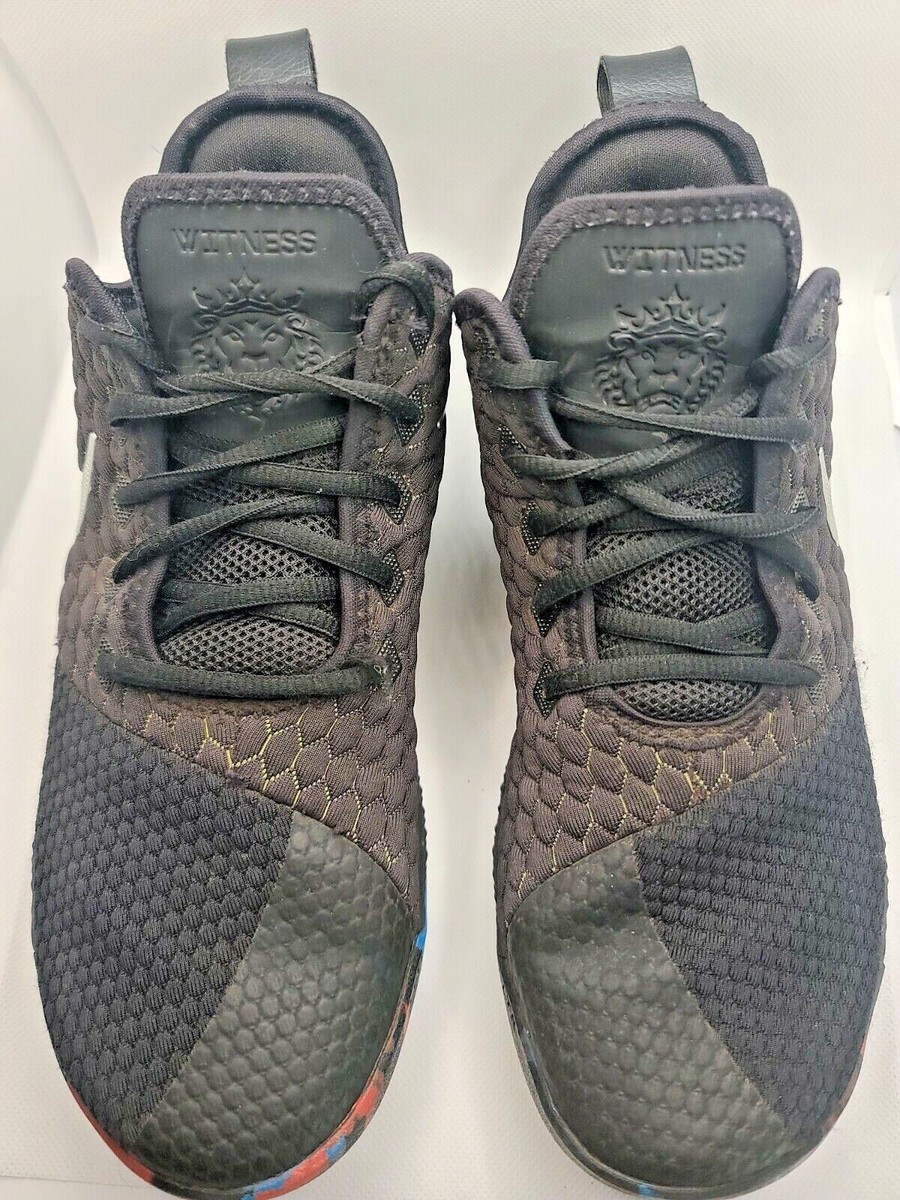 NIKE AIR LEBRON JAMES WITNESS III SHOES SIZE 8 MENS BLACK  display picture 3