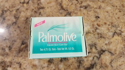 VTG Palmolive Gentle Skin Care Bar Soap   (2) 4.75 Oz Bars   New, Sealed 1991