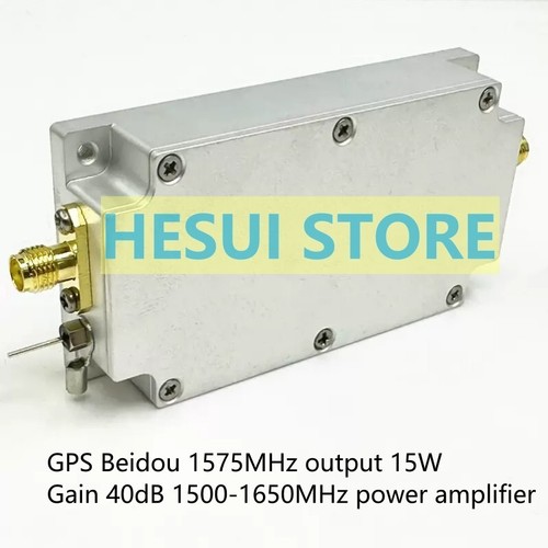 GPS Beidou 1575MHz output 15W gain 40dB 1500-1650MHz power amplifier - Picture 3 of 5