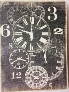 2003 Barnes Noble Black Clock Faces Hardcover 6 5x8 5 Lined