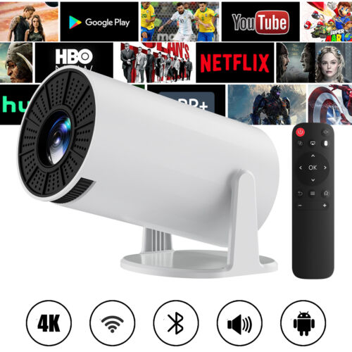 10000 lúmenes 4K HD Mini proyector 5G WiFi LED Bluetooth Android cine de bolsillo - Imagen 1 de 12