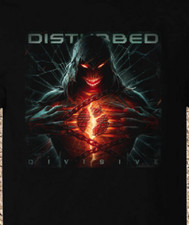 Disturbed Divisive Cotton Black Men T- Shirt.