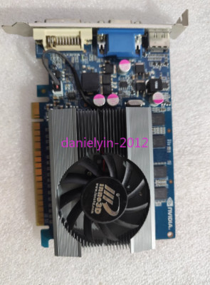 1Pcs Used Inno3D GF-GT430-DVI+VG A+HDMI-SDDR3-1GB N430-2DDV-D3CX