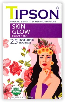 Organic Skin Glow Beauty Tea Enveloped 25 Teabags