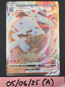 Stonjourner VMAX 116/202 - Sword & Shield Base Set Ultra Rare - Pokemon TCG (NM)