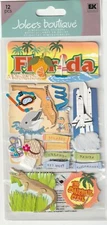 Jolee's Boutique 3-D stickers FLORIDA Space Shuttle Theme 75905 Fast FREE Ship!