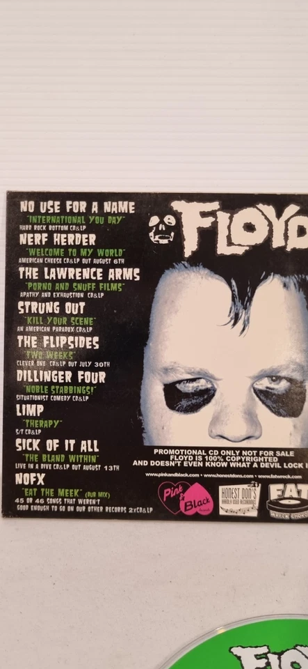 Floyd Squawk Among Us (CD 2002) Fat Wreck Chords Free CD Sampler NOFX NUFAN - Image 2 of 3