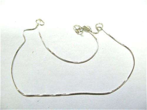 Collana Uomo E Donna In Acciaio Inox Con Placcatura Oro Bianco 18kt - Catenina Veneziana Lunghezza 40-80 Cm, K5615DL - Foto 3