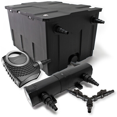 SunSun TeichFilter Set 60000l 18W Teichklärer NEO10000 80W Pumpe