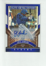 2015 Elite Extra Edition Autographs Status Blue Die Cut #46 Eric Jenkins  42/50
