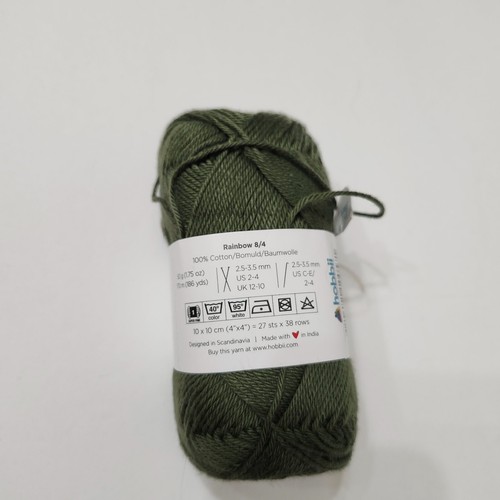 Hobbii Rainbow Yarn 8/4 Quality 100% Cotton PRICE PER SKEIN - YOU CHOOSE - Picture 108 of 329