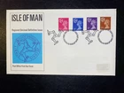 1971 ISLE OF MAN REGIONAL DECIMAL DEFINITIVES PO FDC & DOUGLAS SHS