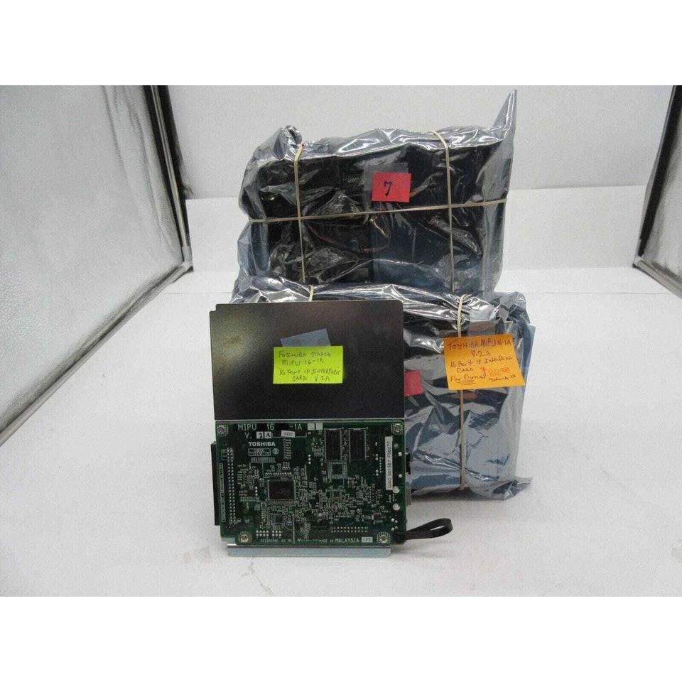 TOSHIBA MIPU 16-1A V.2A 16 Port IP Interface Card, Pre Owned. - Image 2 of 2