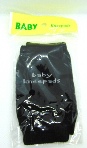 New 3 Baby Crawling Knee Pads anti-slip Elbow Protection Gray Black Charcoal - Picture 5 of 7