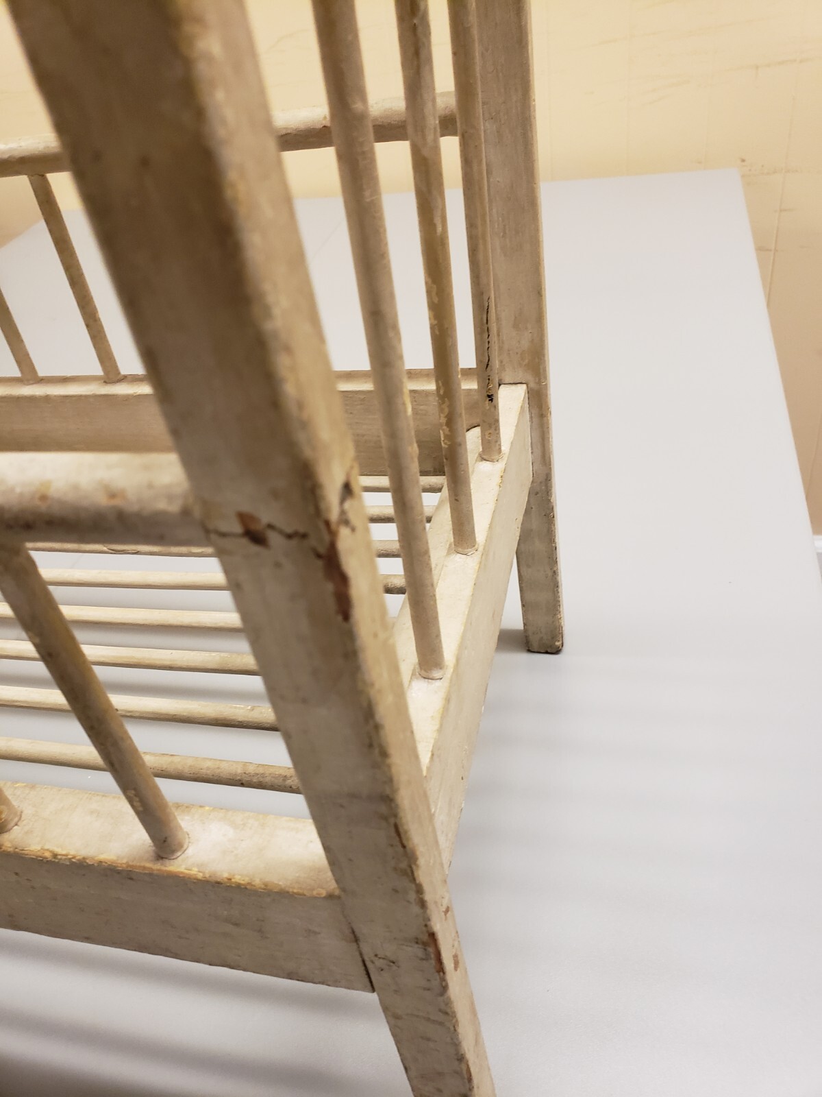 Vintage Antique Baby Doll Crib Toy Bed Spindle Dowel Wooden eBay